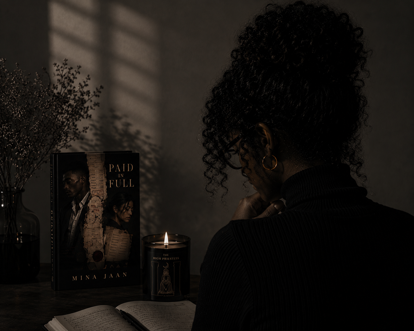 Mina Jaan at her desk